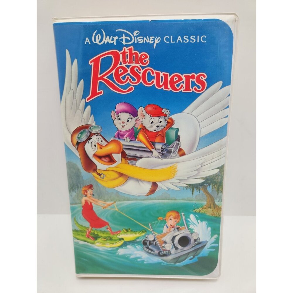 Walt Disney The Rescuers VHS 1992 Black Diamond Edition Clamshell‎ Classic